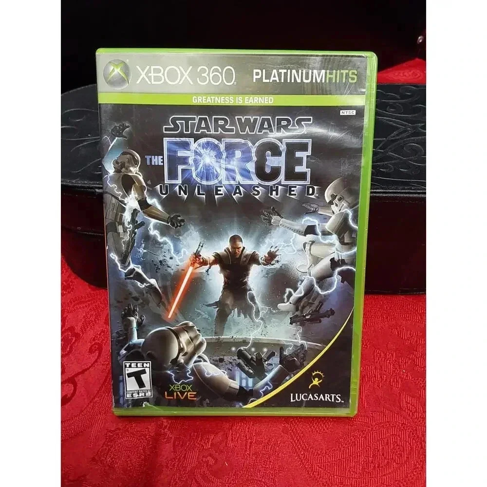 Xbox 360 Stars Wars The Force unleashed DVD Game